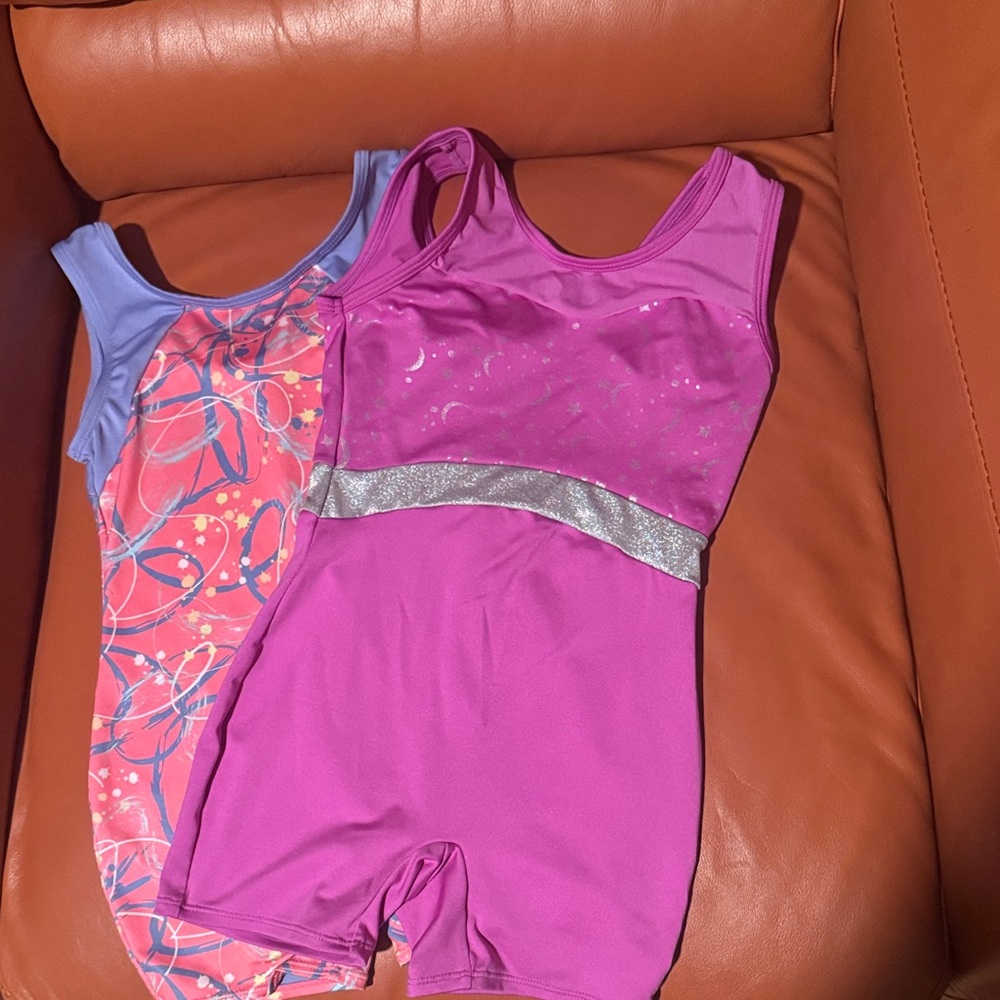 Cat & Jack Purple and Blue Leotards, Gently worn, Great for Gymnastics!